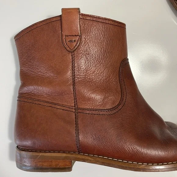 Madewell Brown Ankle Boots - Picture 6 of 13